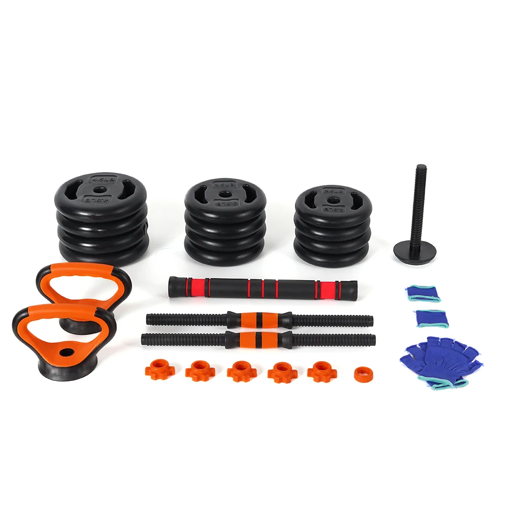 Adjustable Dumbbells 20 to 90 lbs Free Weight Set with Connector 4 in1 Dumbbells Set Used as Barbell Kettlebells Push up Stand