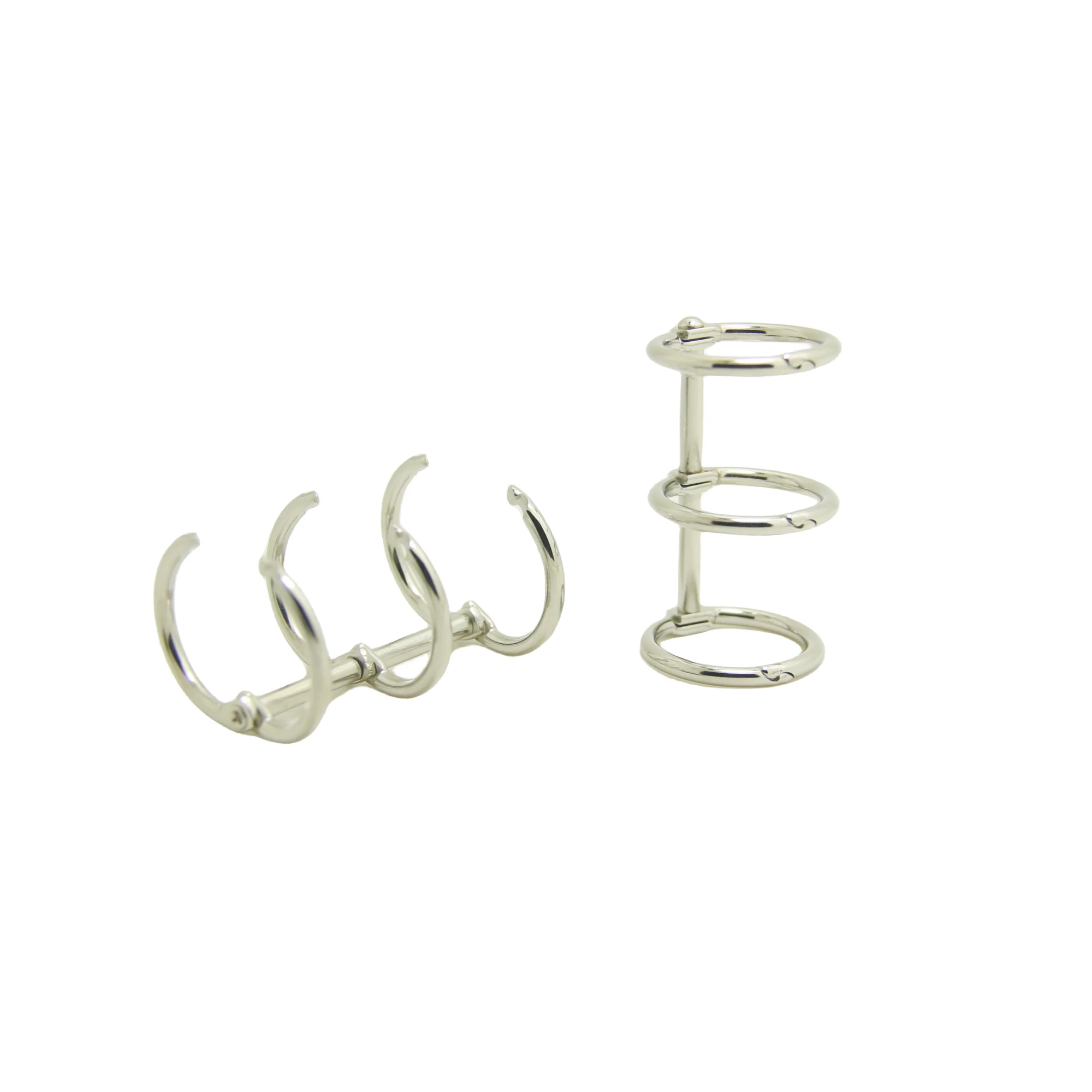 19*40 мм серебряные 3-кольцевые переплетные кольца для ноутбука