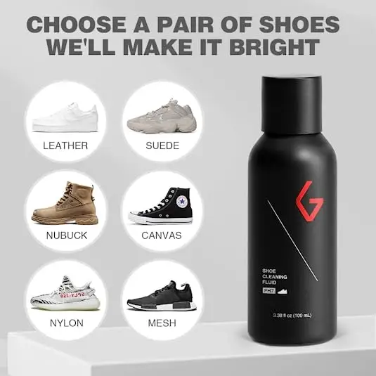 OEM Elite Collection Quick Care 4oz. Solution Shoe Cleaner Cleaning Kit Sneaker Cleaner Kit