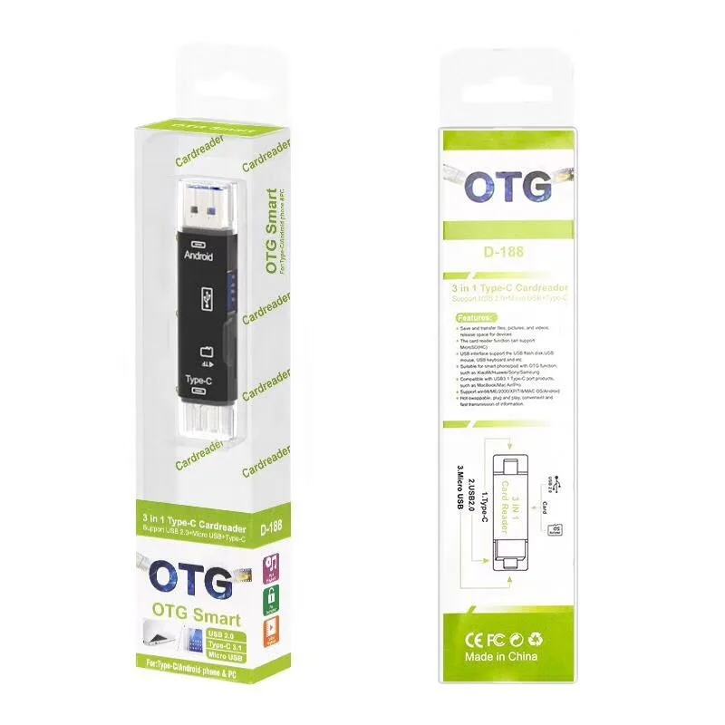  Eagleton высокоскоростной Micro Usb Otg и A 3 0 Type C Sd
