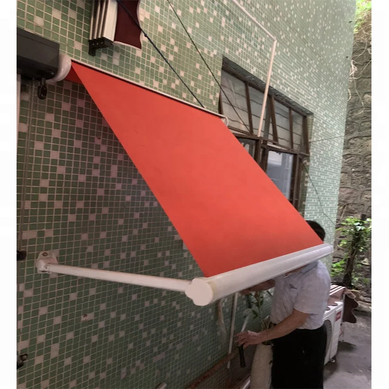 Heavy duty Manual Adjustable Angel Awning,drop awnings,rain protection for windows