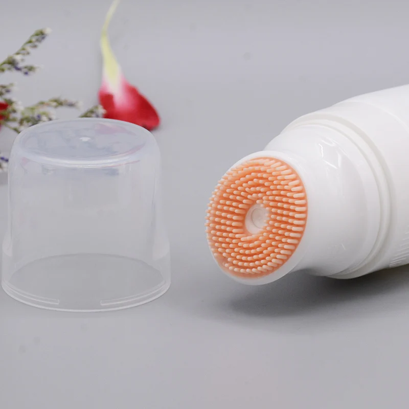 custom private label 50 100ml 100g Massage silica gel silicone Unique Design silicone brush tube for facial cleanser Body scrub