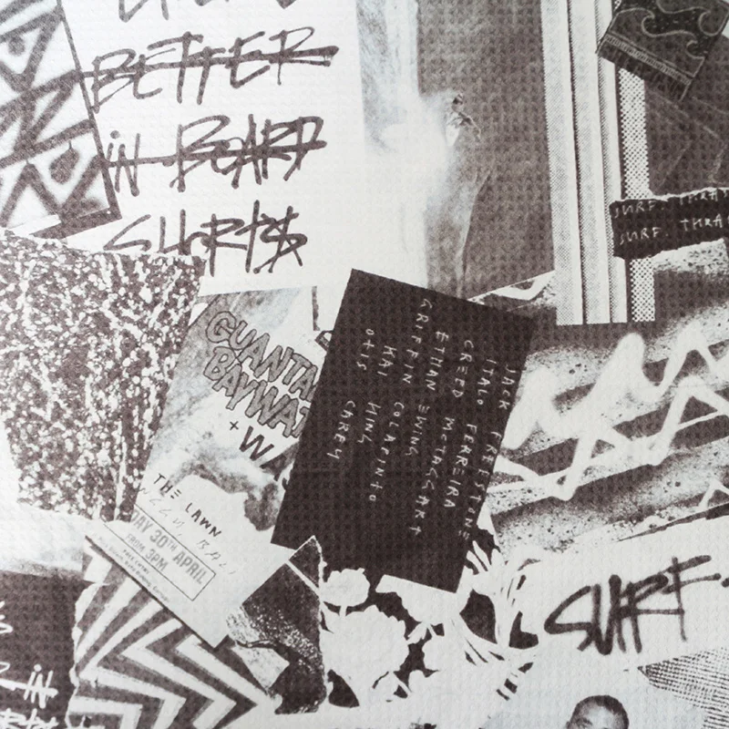 Custom printing 300gsm microfiber waffle bath towel