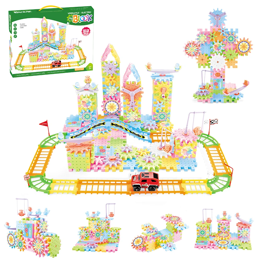 FIE063415 (1)brick toy with track