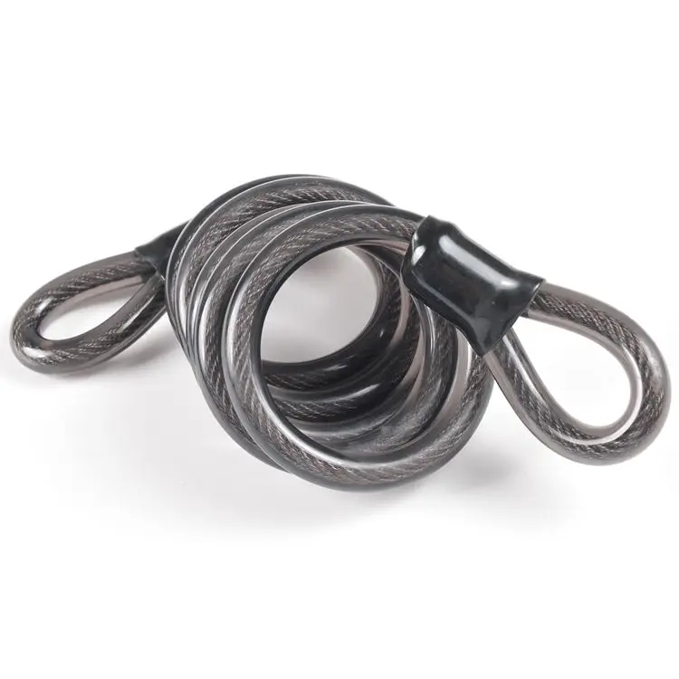 YH1408  Steel cable rope chain bicycle  lock Bike wire lock  for motorbike