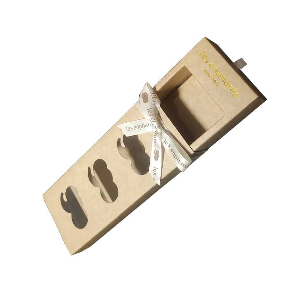 Custom Design Printed Kraft Paper Boxes With Window Cardboard Paper Boxes For Packaging