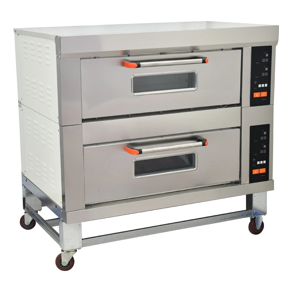 
2 deck 4 tray electric pizza ovens 