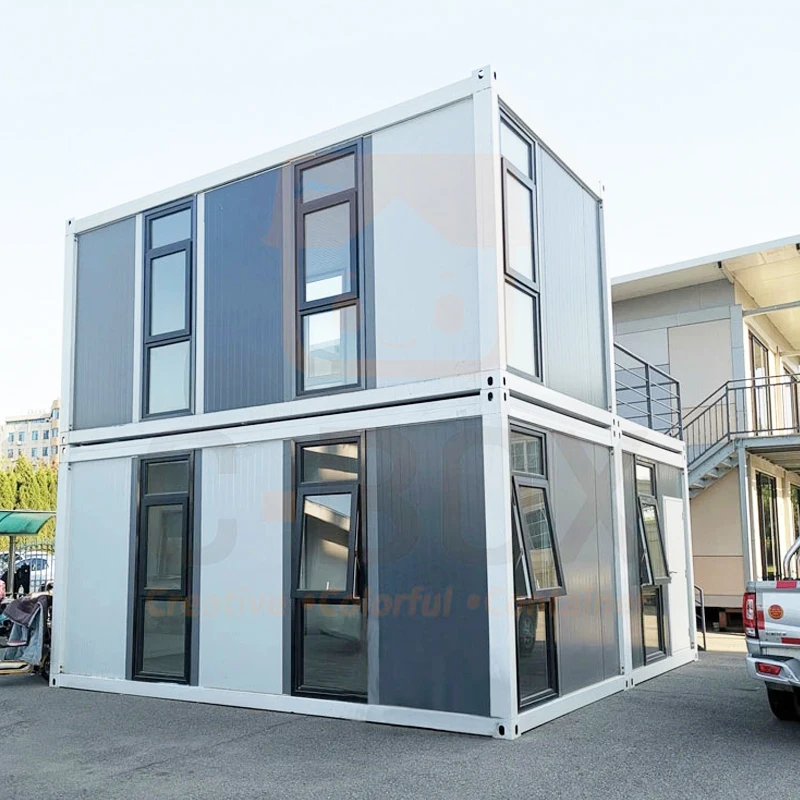 20ft/40ft Flat Container Home Fully Assembled Modular Office Building Prefab House