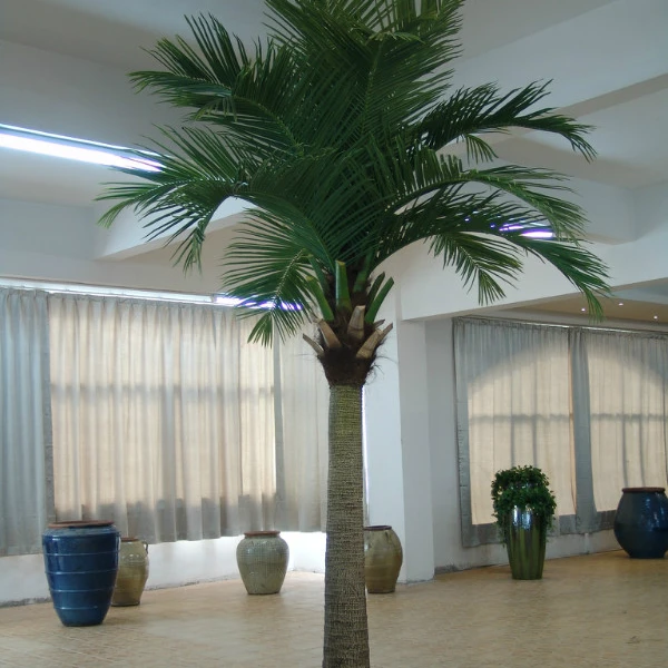 Artificial Washington Coconut Palm Tree for Outdoor Decoration Quality Plant 5m Plastic Trees Green Large Plastic Tree Planter