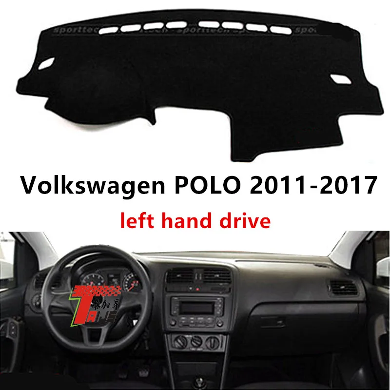 Приборная панель автомобиля Taijs Factory с левым и правым рулем для Volkswagen polo 2010-2011, коврик для приборной панели автомобиля, коврик