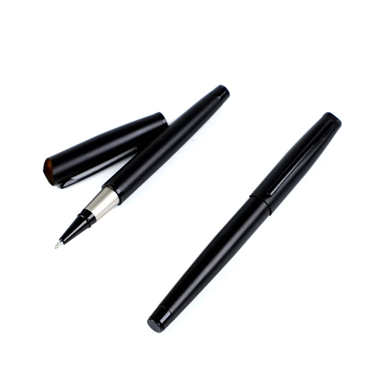 Promotional New Plastic Ballpoint Custom Engraved Lasers Logo Luxury Gel Metal Pen Set For Office School