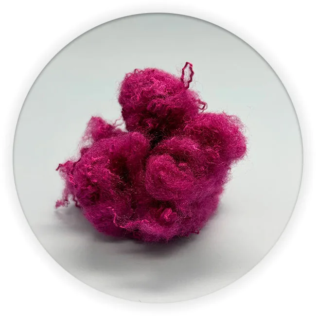 Good 2.5D triangle virgin polyester staple fiber for spinning