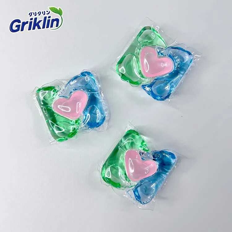 2024 All-in-1 Pods Washing Liquid Laundry gel Long-Lasting Fragrance 4 In 1 Laundry Detergent Pods with Stain Removers Effect