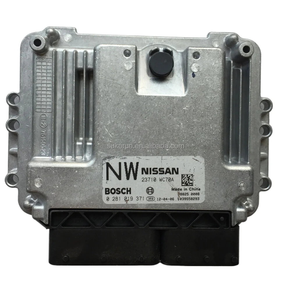 High Performance ECU by Bosches 0281019371 Engine Control Unit ECM BCM for Nissan 23710WC70A Repair and Return