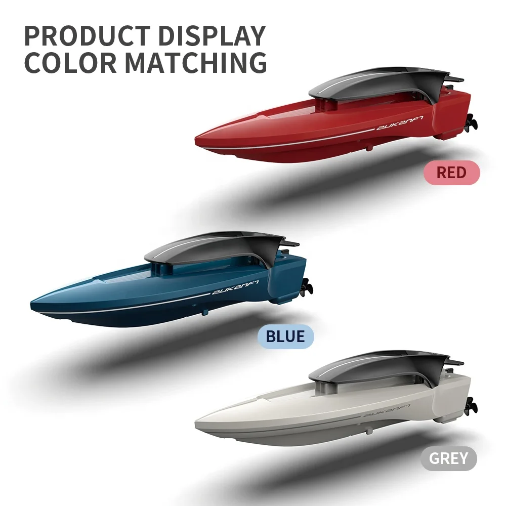 Qilong Rowing Boats Toys Rc Boat Ship Waterproof Mini Electric Remote Control Boat With Light Radio Control Toys Ship For Kids