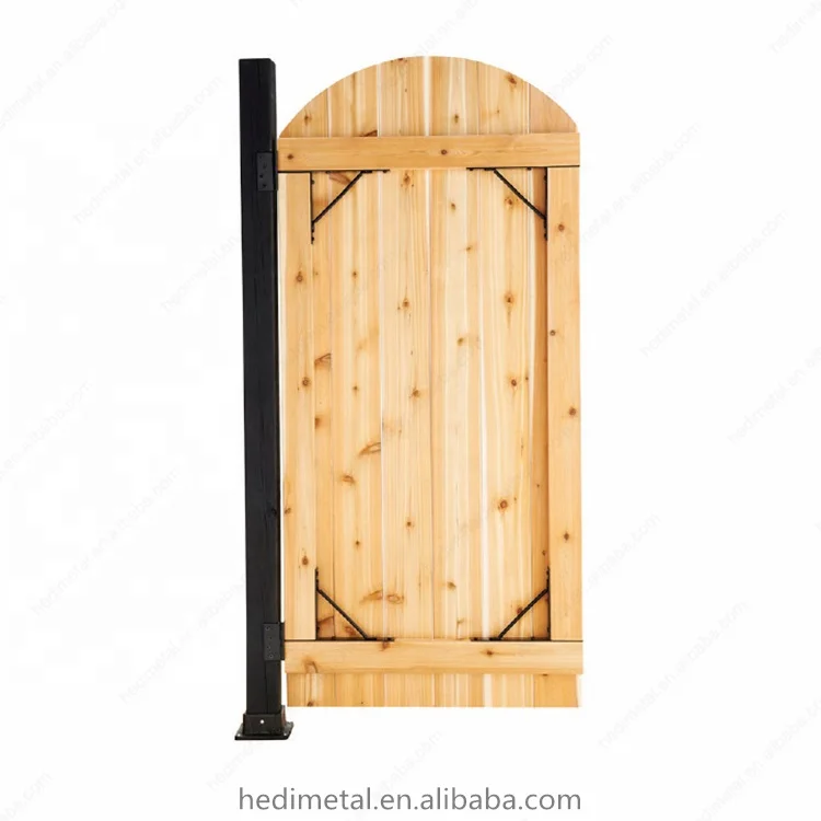 HODOR GF01 Pro 6 забор ворота DIY рама для улицы с черной оцинкованной сталью