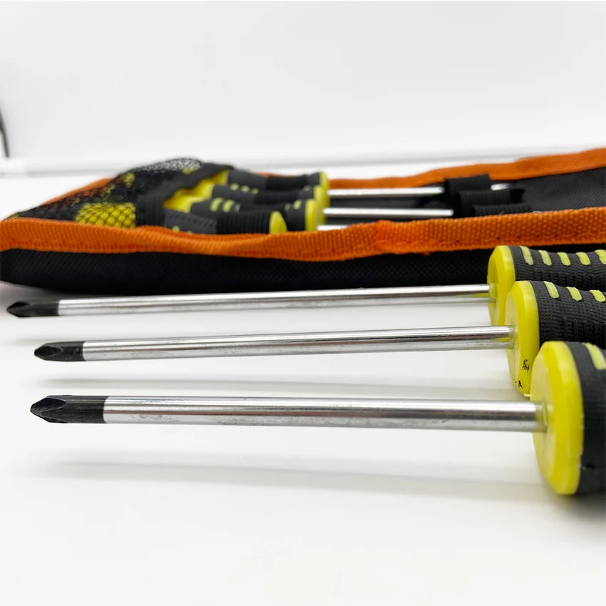 Comfortable massage handle CRV material Tool rod Multi-function HEX ANDPHILLIPS screwdriver bits