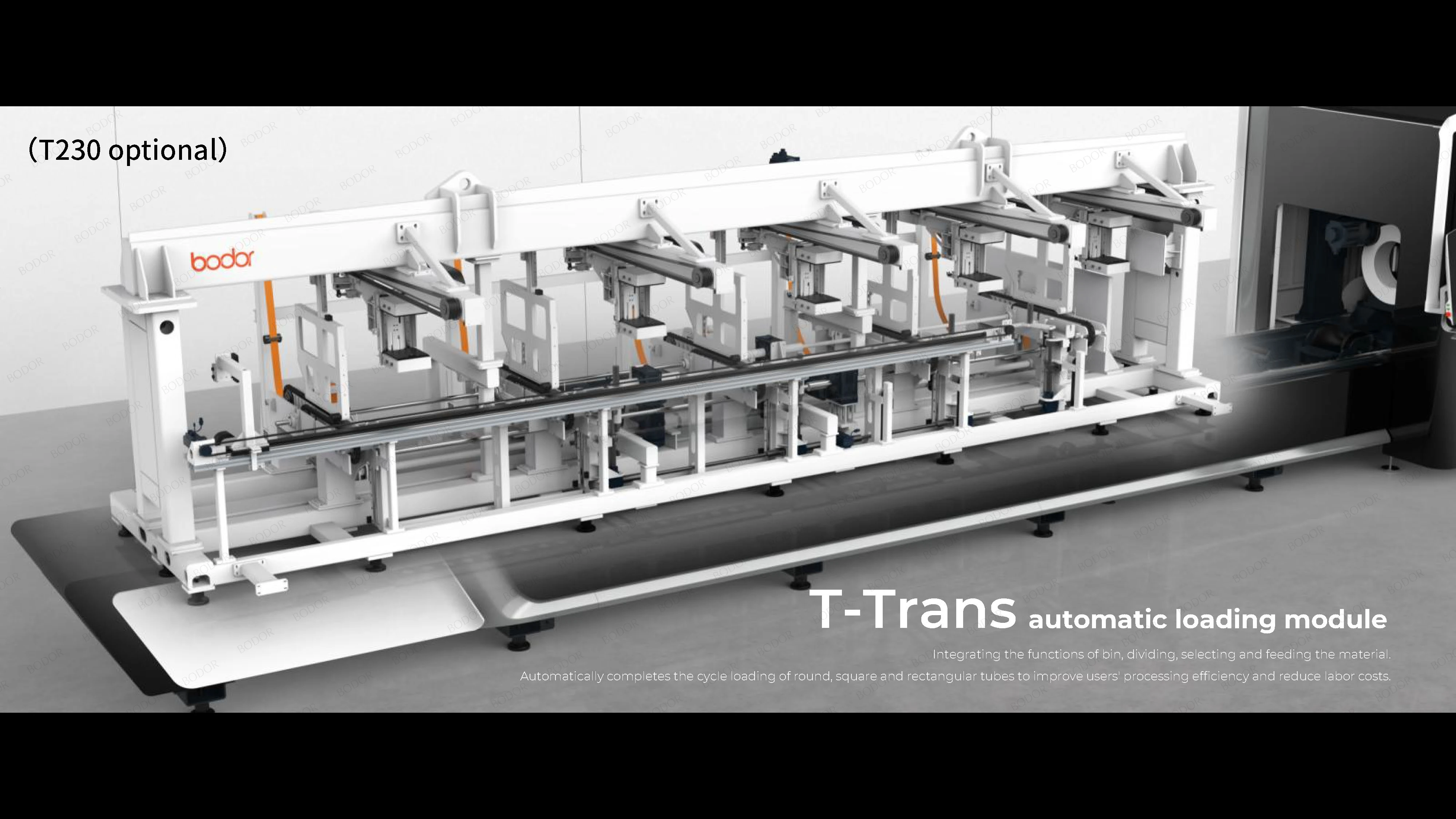 Bodor High-Performance T Series 6000w Cutting-Edge Laser Processing Machine for Metal Tubes - High Efficiency