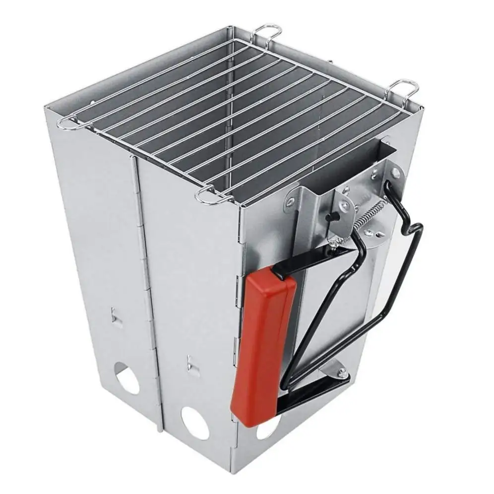 Индивидуальный складной дымовой стартер для барбекю угольного гриля зажигалки