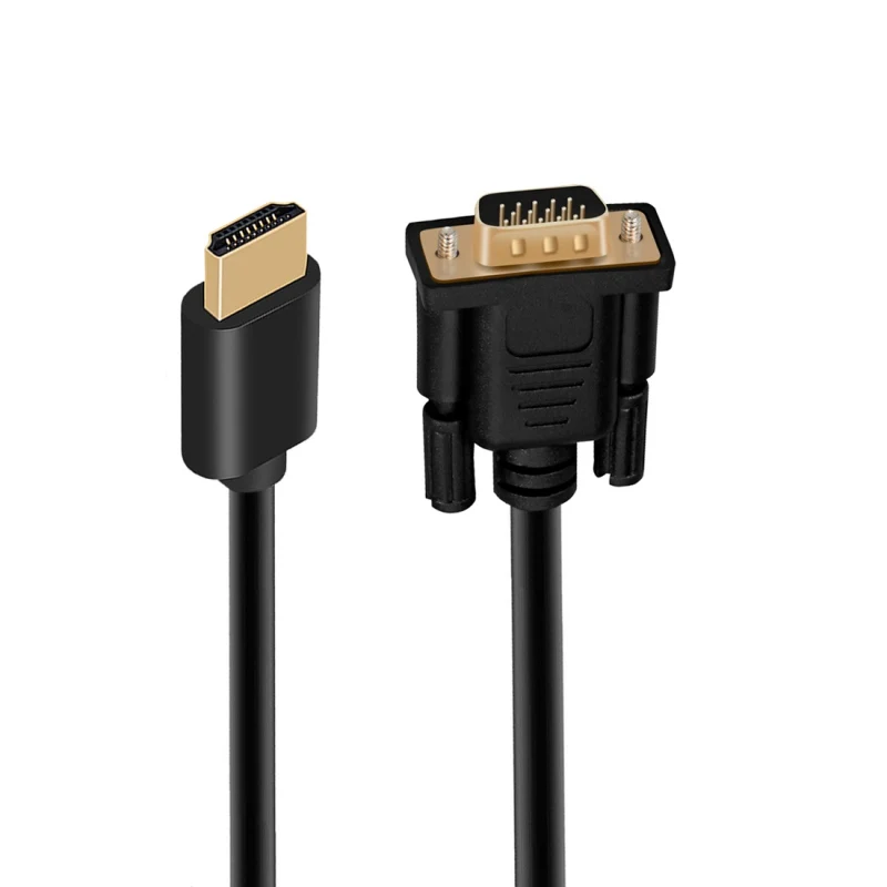 
1m 1.5m @60hz High Speed Gold Plated V2.0 Hd Multimedia Iterface To VGA Cable For Hdtv 