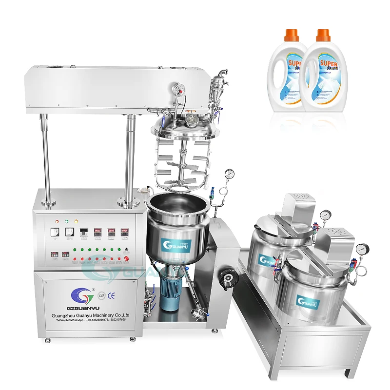 Petroleum Jelly Soft Paraffin Mineral Jelly White Petrolatum honogenizer reactor vacuum emulsifying mixer machine