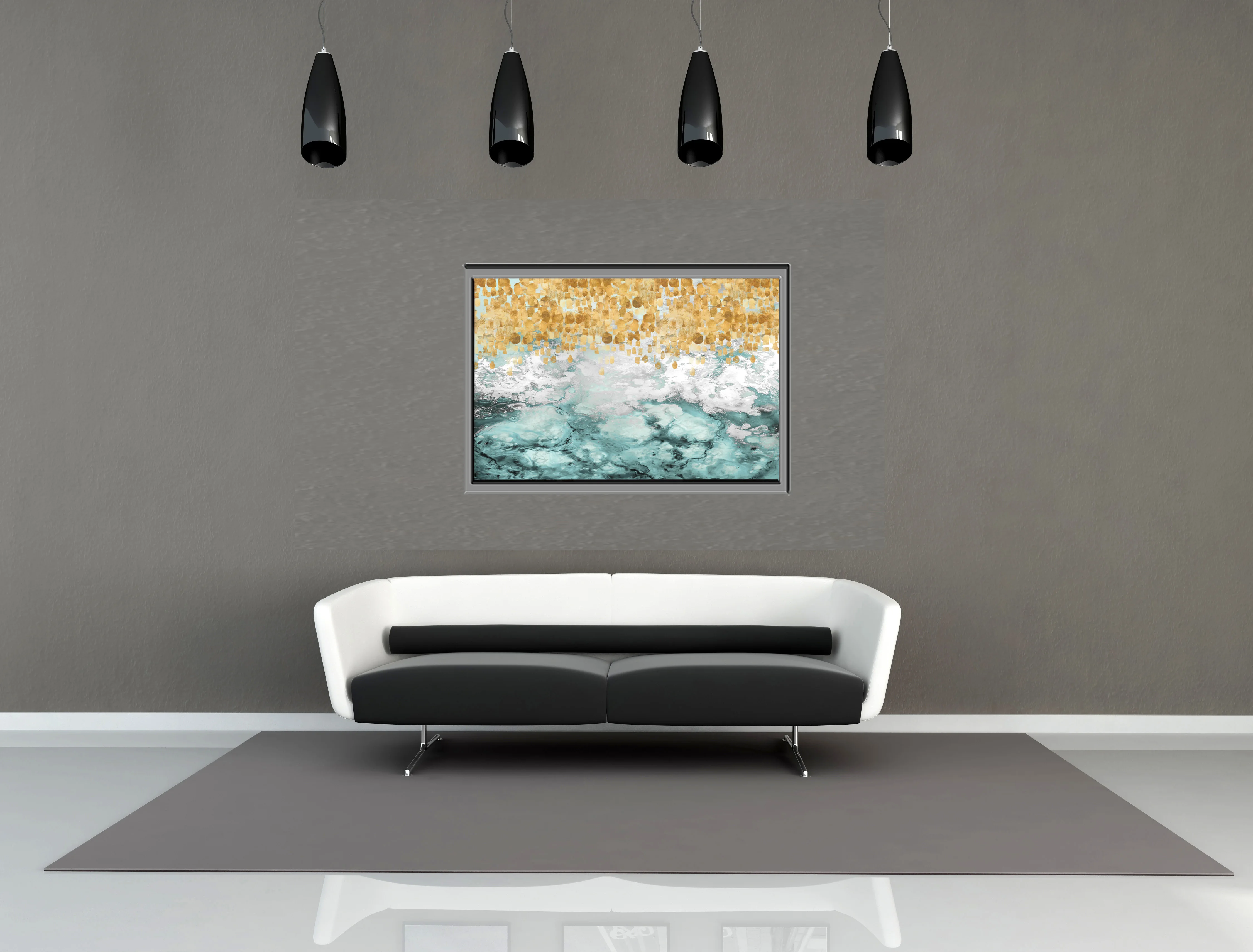 Chinese style three-dimensional decorative  homeCrystal porcelain painting