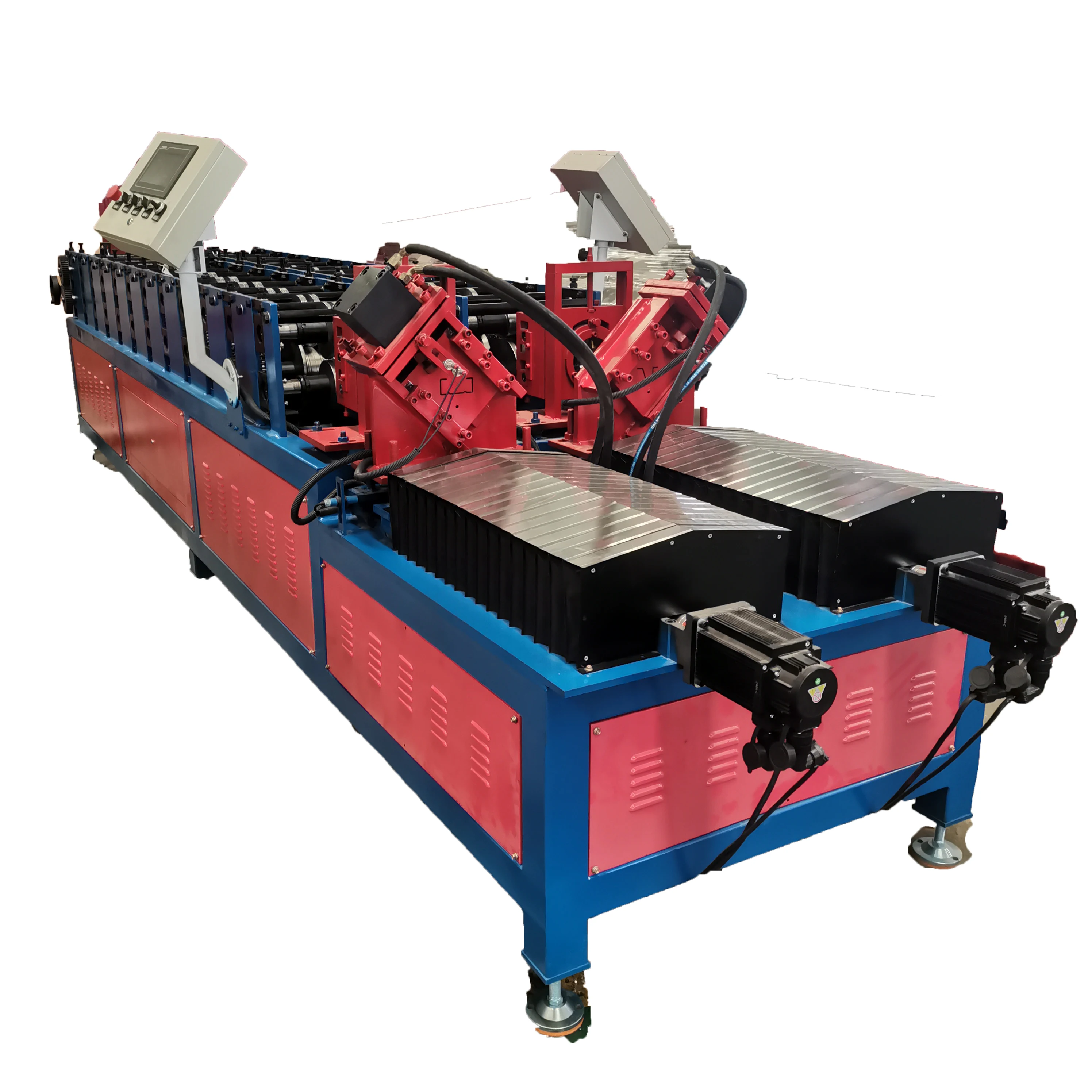 Double Line C U Keel Roll Forming Machine Metal Profile Roll Forming Machine Stud And Track Cold Roll Forming Machine