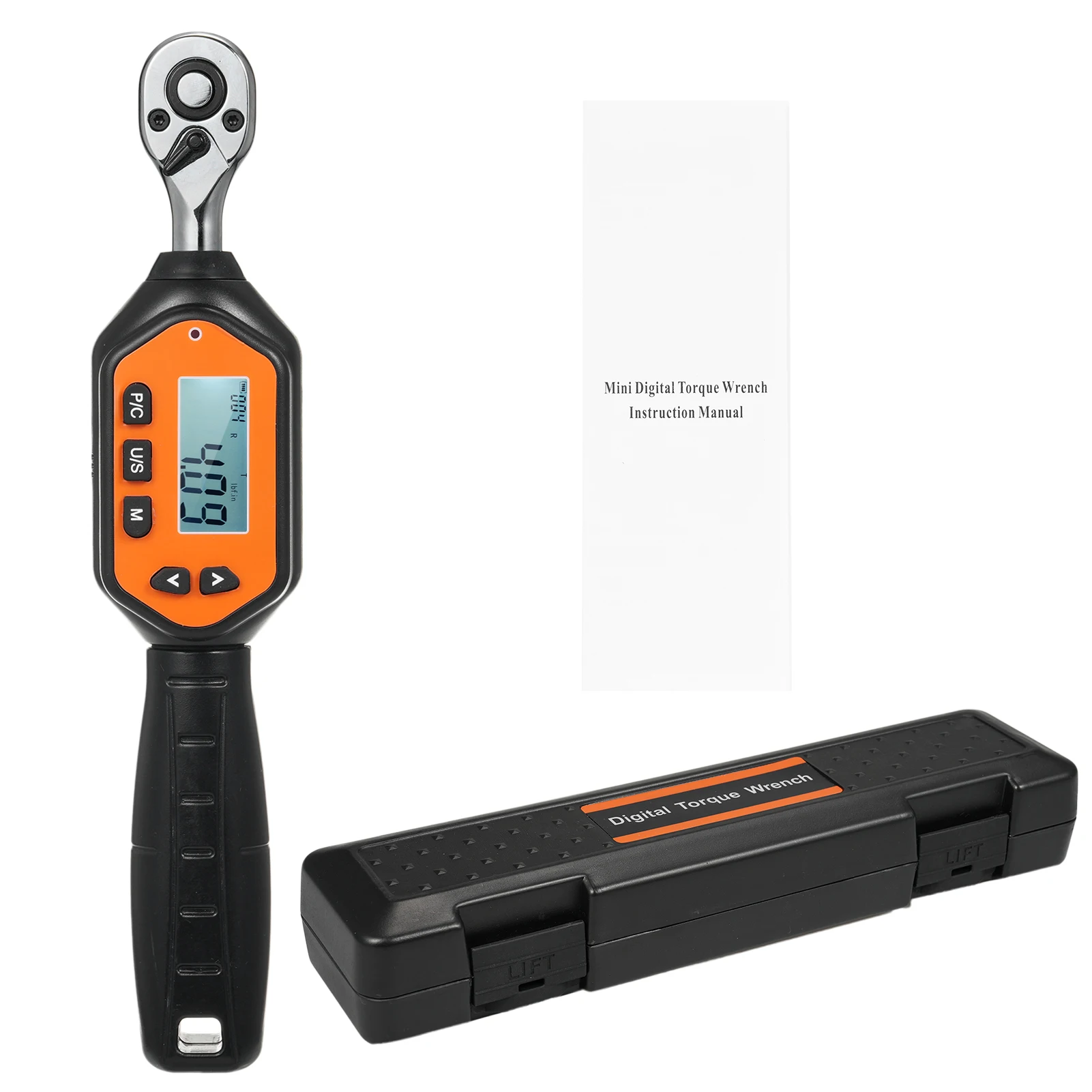 Multifunctional Practical Torque Wrench (30N.M) EWM-R-30 1/4' Drive Mini Digital Torque Wrench
