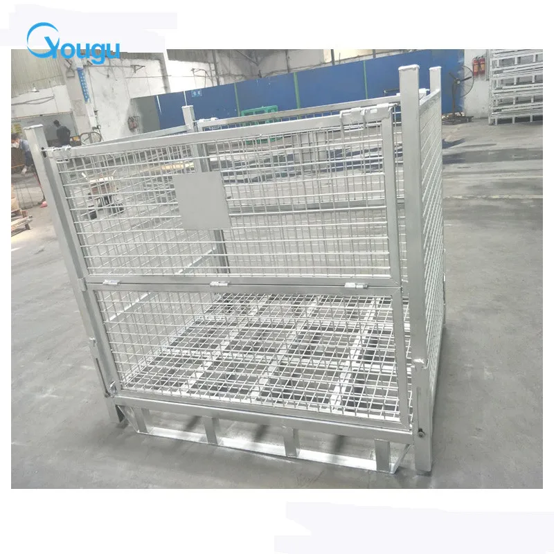 High Quality Steel Head Cage For Industrial steel box pallet metal pallet cage pallet cages for sale