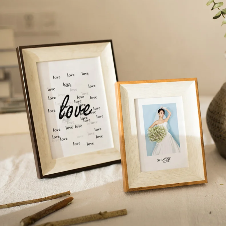 Wholesale Hot Sale PS Photo Frame 5 inch 6 inch 7 inch 8 inch 10 inch A4 Photo Frame  For Table Top Wall Decor