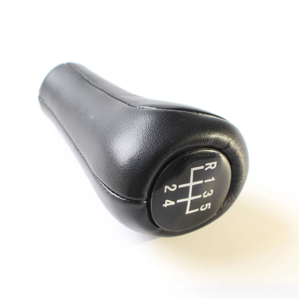 5 6 Speed for bmw E60 E90 E46 gear handle shifting head dark leather gear shifter knob cover