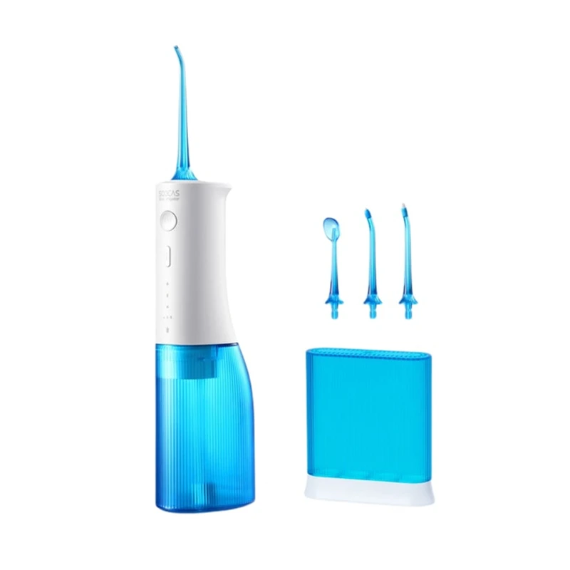 Ирригатор полости рта Xiaomi Soocas W3 PRO портативный Электрический беспроводной водонепроницаемый ирригатор с USB-зарядкой синий