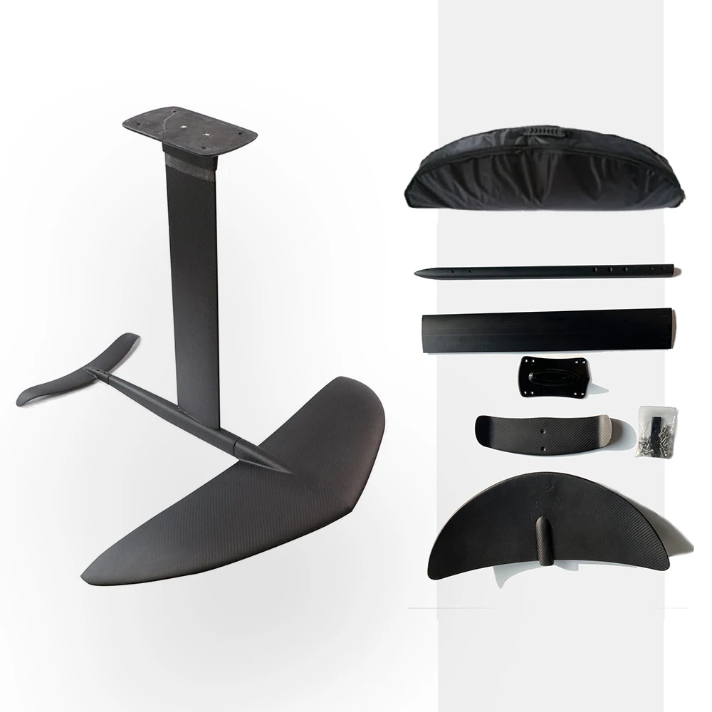 Underice Watersports Carbon Coated Aluminum Alloy Surf Wing Foil With Box Mast Screw Pro Surf Sup Wind Kite Foil Hyfrofoil