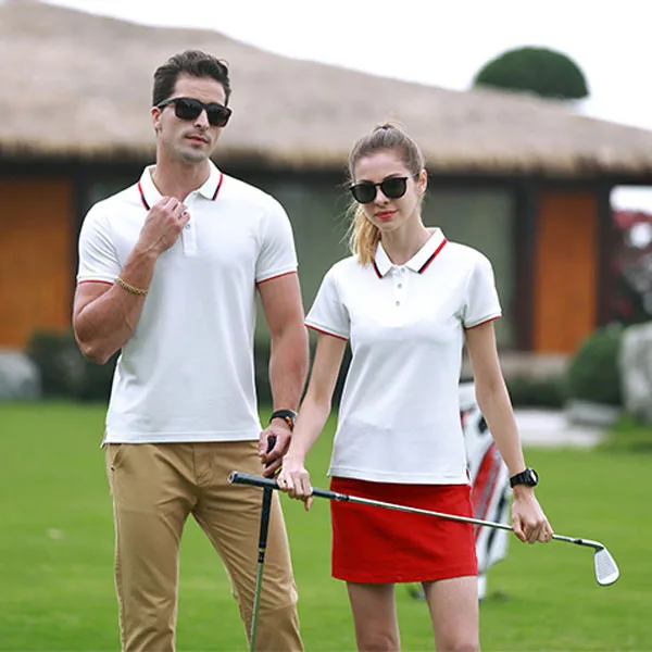 Низкий минимальный заказ Высококачественная рубашка-поло на унисекс с разными линиями воротника