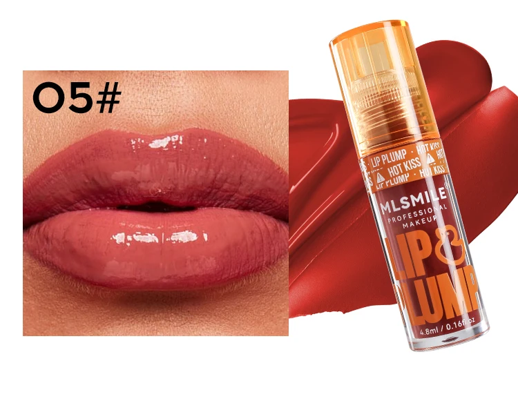 Matte Lip Plumper Gloss Set Mineral Chemical Ingredients Wholesale Boxed Lipstick with MSDS Certification Sunscreen Feature