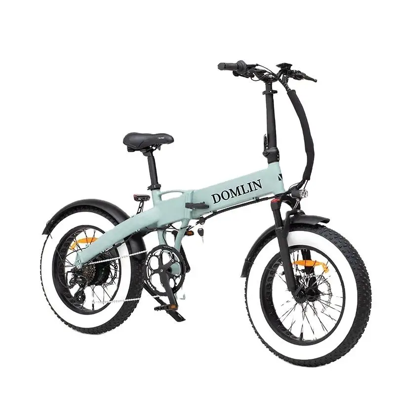 MATE Foldable City Off Road E-Bike 20 Inch Fat Tire Electric Folding Ebike