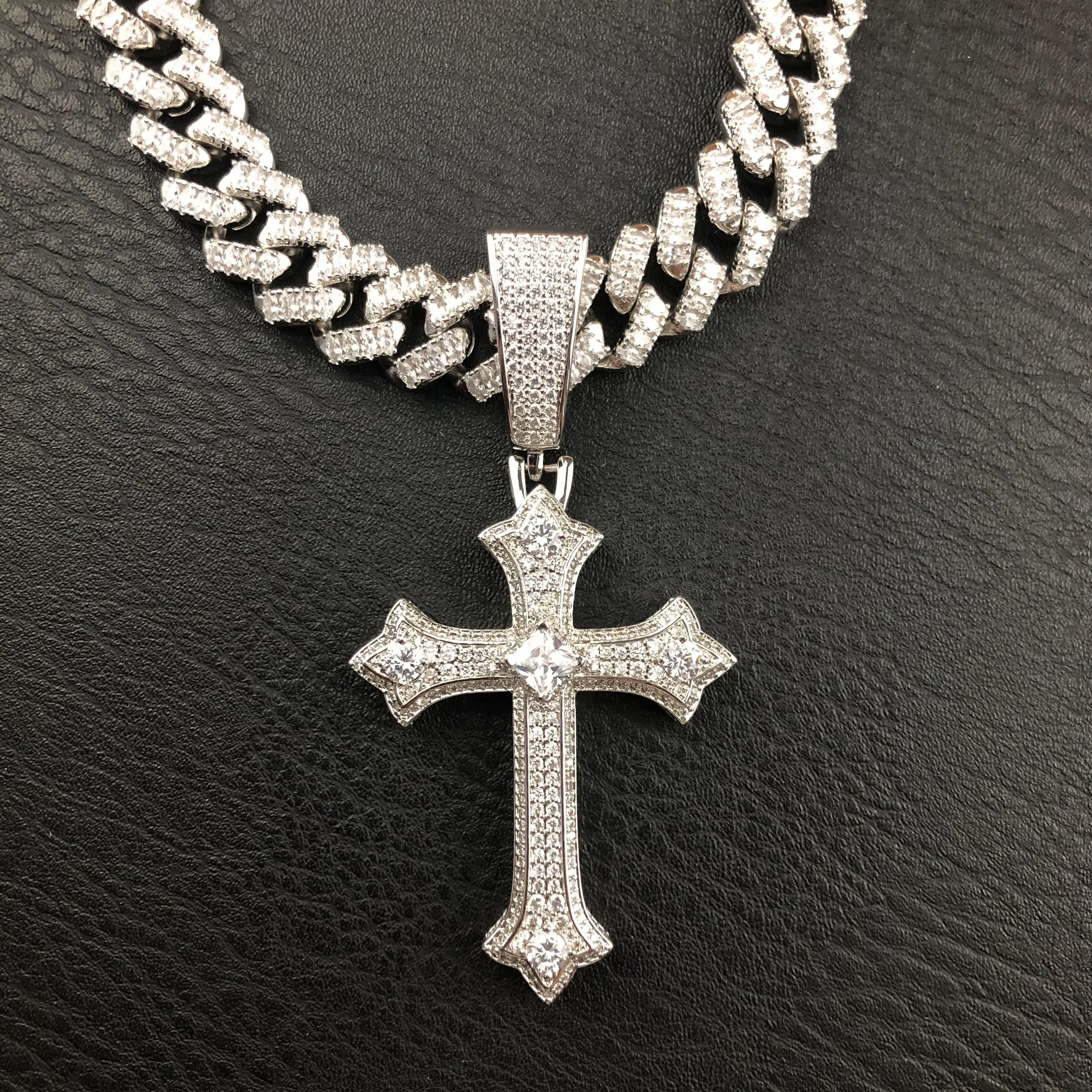 19mm button Jesus Cross Pendant