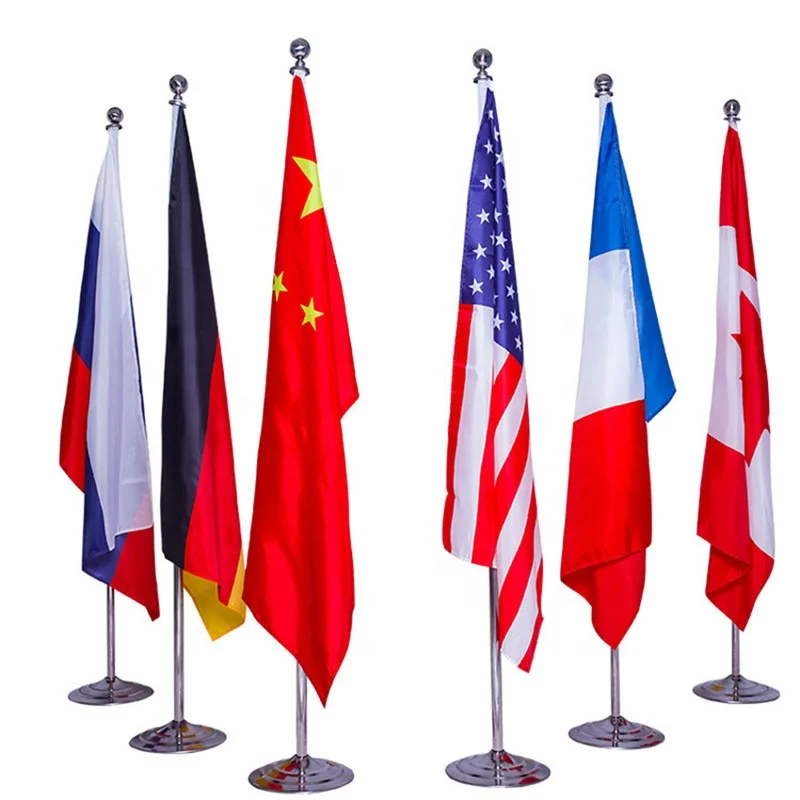 
2021 оптовая продажа, логотип на заказ, шелкография, офисные, напольные флаги с основанием и металлическим флагом 2 м 