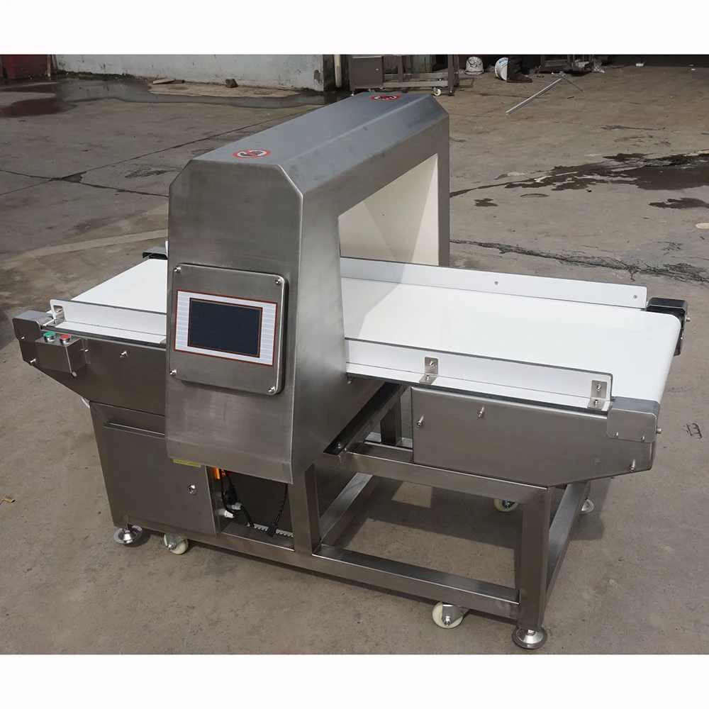 Metal detection machine conveyorized tunnel type for rice mills, fish, meat product