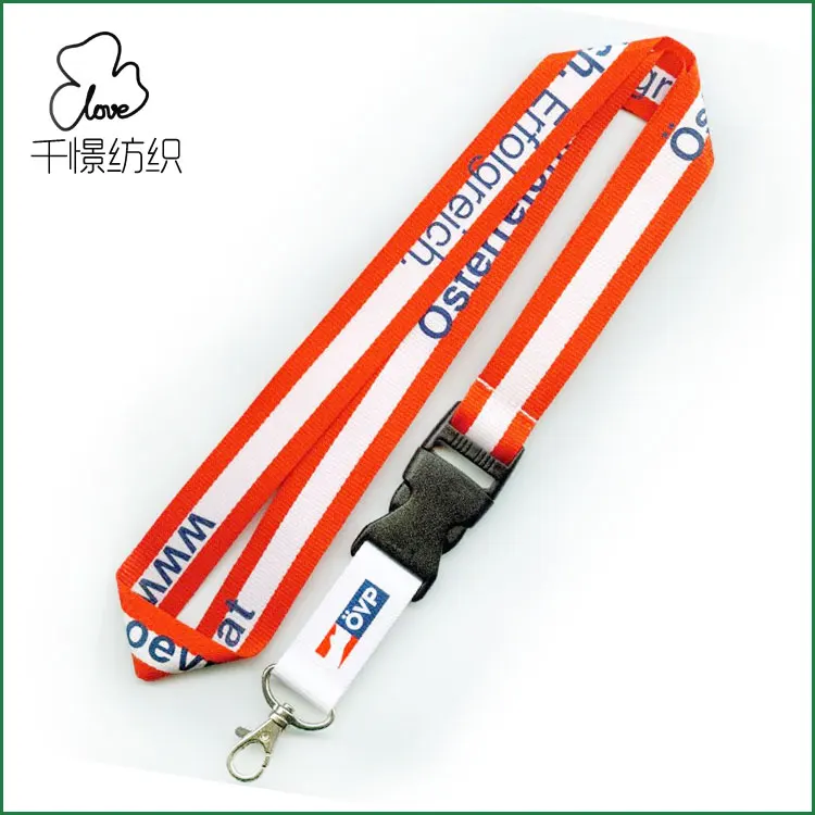 AL002 Manufacturer supply high quality logo print ID card hanging custom lanyards