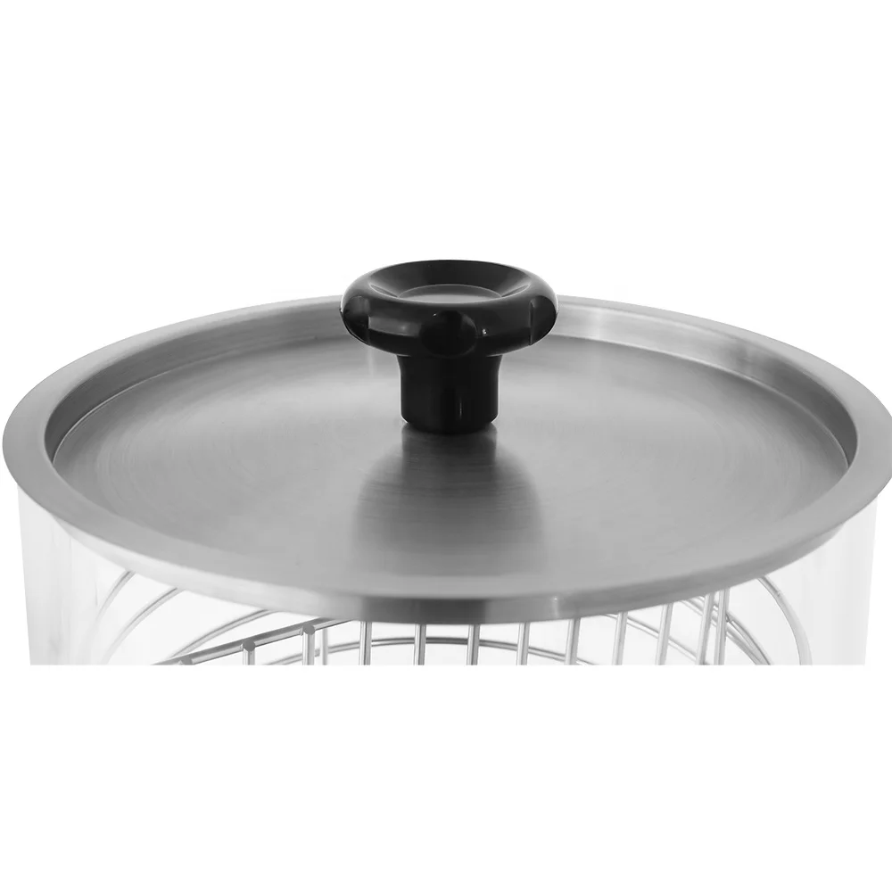 CE OEM good quality Commercial Three Spikes Hot Dog Steamer Bun Warmer