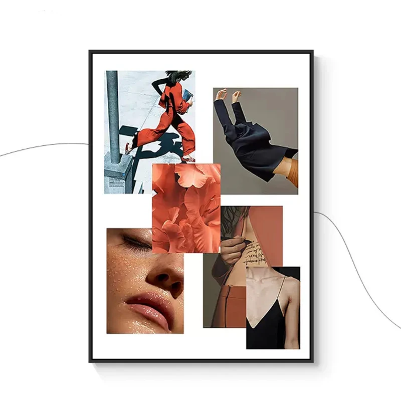 Декор для дома фигурка жикле украшение плаката Картина на холсте в скандинавском стиле настенная роспись абстрактный портрет настенный принт