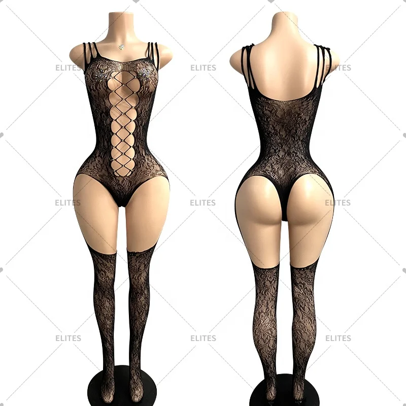 ELITES Manufacturer Low Price With High Quality Popular Mesh Fishnet Wholesale Exotic Dance Outfits