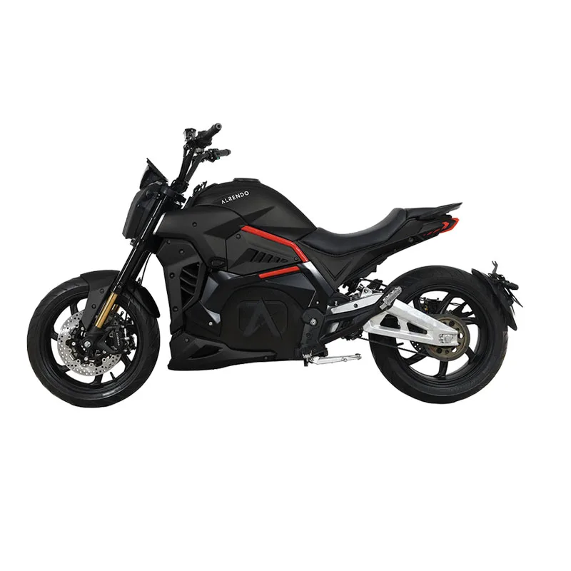 ALRENDO TS BRAVO 133V Water Cooling System Gates Belt Driven 17.4kwh Farasis Lithium Battery Mid Drive Electric Motorcycle