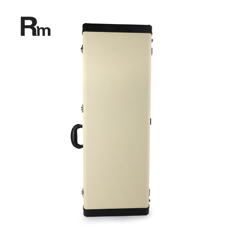 WC67 Rm Rainbow music popular design wooden leather Rectangle electrical guitar case instrument bags