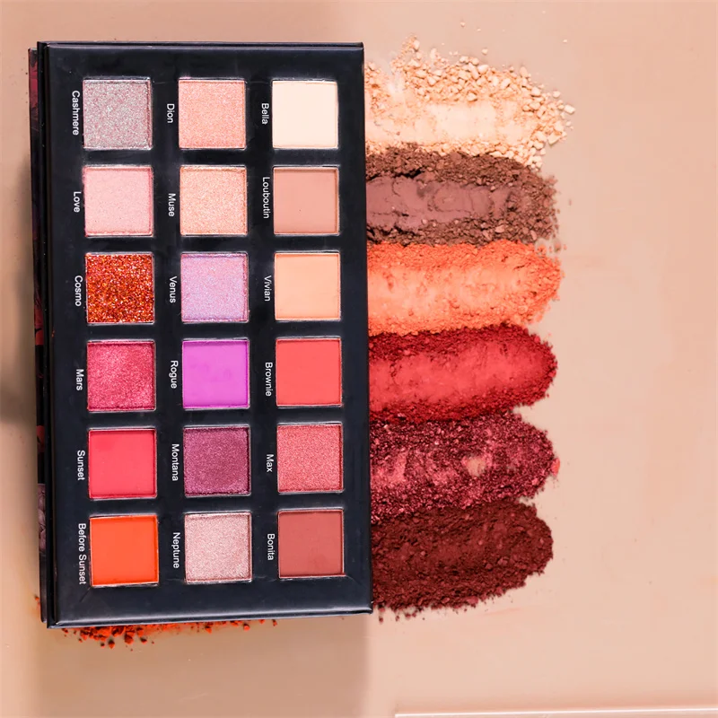 Cheap Nude Palette Custom Logo Loose Pigments Low Moq Eyeshadow Palette