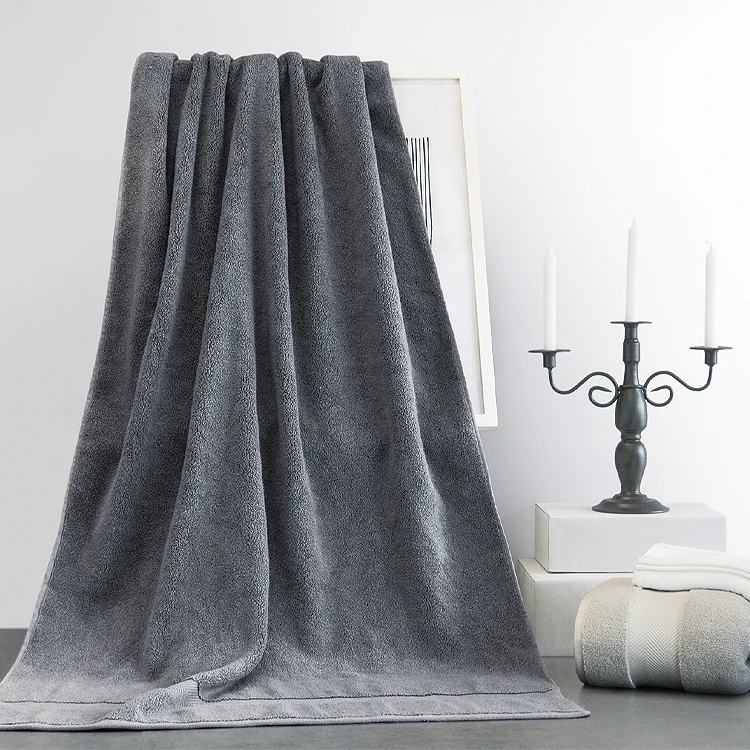 Soft and skin friendly bamboo cotton hand bath towels with eoko tex certification