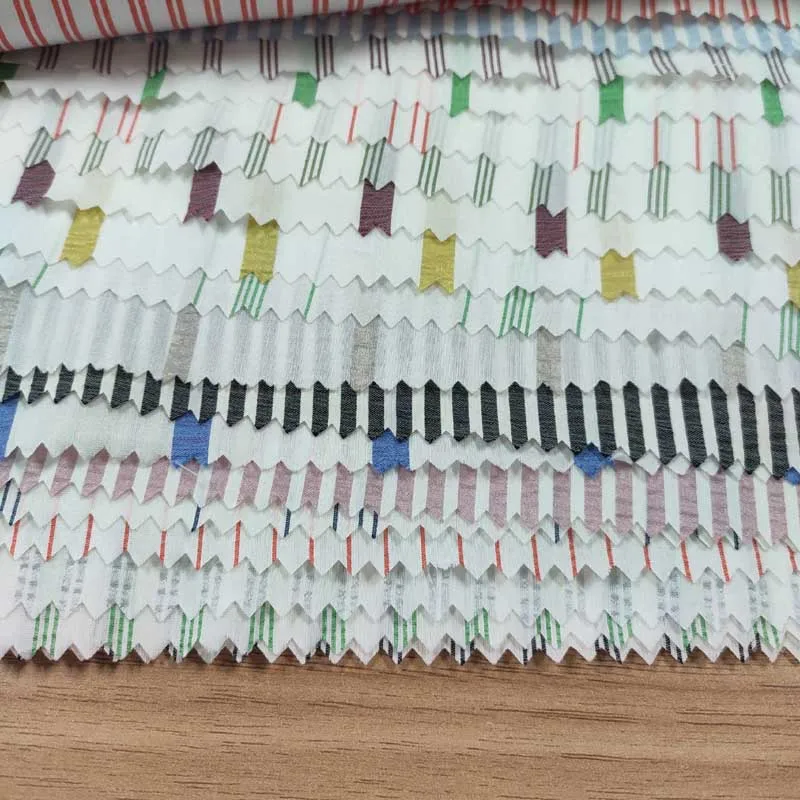 silk cotton stripes fabric yarn dye cotton silk fabric for shirts