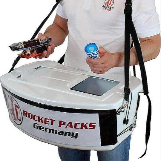 Ice Cream Vendor  vending seller hawker hawking mobile portable Tray