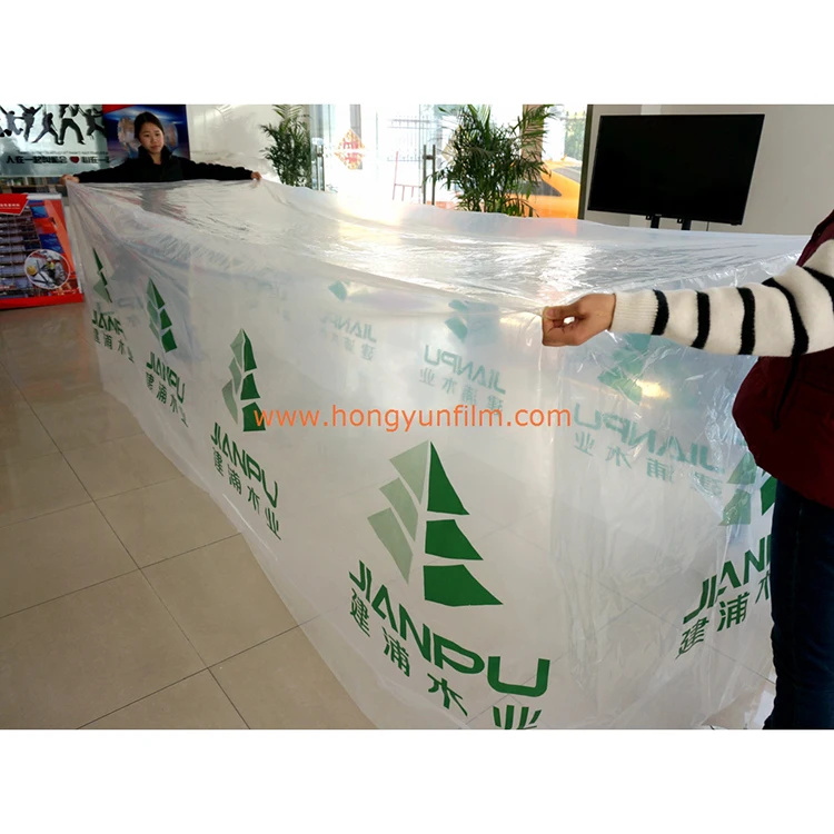 Rolling Type Gusseted Polyethylene(LDPE) Pallet Shrink Wrap Cover Bag